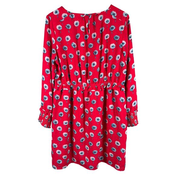 J. Crew Red Floral Midi Dress - Picture 3 of 12